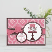 Sweet Cake Hartelijk dank Bedankkaart (Staand voorkant)