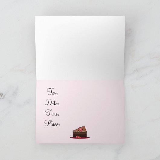 Sweet Cake Invitation (Binnen)