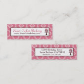 Sweet Cake Skinny Visitekaartje (Voorkant / Achterkant)