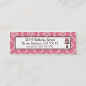 Sweet Cake Skinny Visitekaartje (Achterkant)