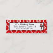Sweet Cake Skinny Visitekaartje Red (Achterkant)