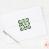 Sweet Cake Sticker Zakelijke Sticker Blauwgroen (Envelop)