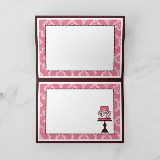 Sweet Cake TY Kaart (Binnen)