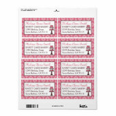 Sweet Cake Zakelijk Verzendlabel (Full Sheet)