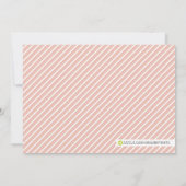 Sweet Cakes Baby shower Invite Kaart (Achterkant)