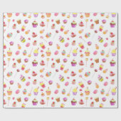 Sweet Cakes Delicious Treins Cadeaupapier (Vlak)