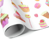 Sweet Cakes Delicious Treins Cadeaupapier (Rol Hoek)
