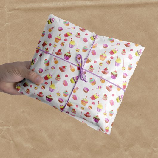 Sweet Cakes Delicious Treins Tissuepapier