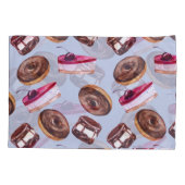 Sweet Cakes: Waterverf naadloos eten Kussensloop (Achterkant)