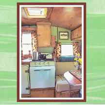 Sweet Camper Trailer Kitchen