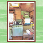 Sweet  Camper Trailer Kitchen Poster