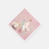 Sweet candy abstract art and romantic cottage servet (Hoek)