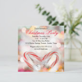 Sweet Candy Cane Holiday Party Uitnodiging (Staand voorkant)