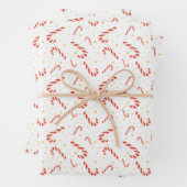 Sweet Candy Cane kerstinpakpapier Inpakpapier Vel (In situ)