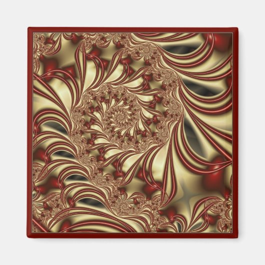 Sweet Candy Cane Kerstmagneet Magneet (Voorkant)