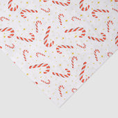 Sweet Candy Cane Kerstmis Tissuepapier (Detail)