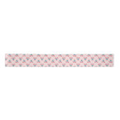 Sweet Candy Canes en Bows kerstpatroon Satijnen Lint (Voorkant)