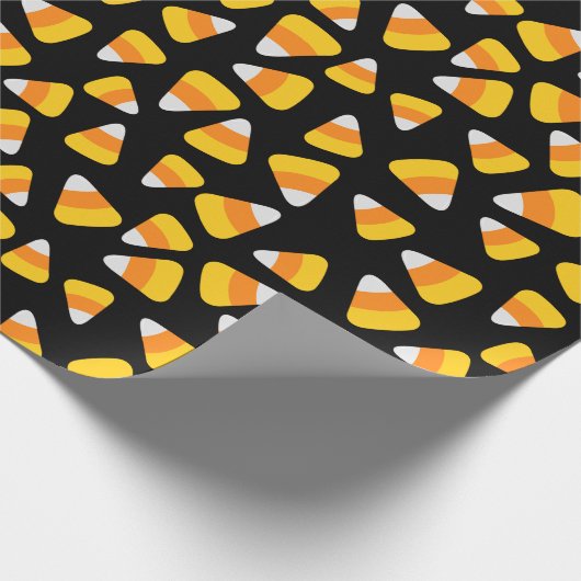 Sweet Candy Corn Halloween Cadeaupapier (Hoek)