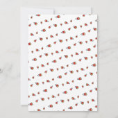 Sweet Candy Corn Halloween Party Kinder Kaart (Achterkant)