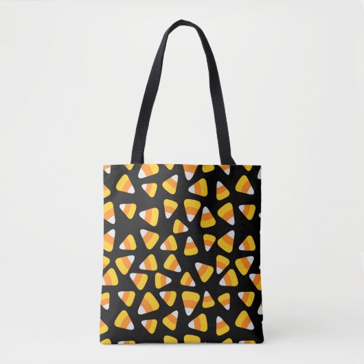 Sweet Candy Corn Halloween Tote Bag (Voorkant)