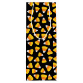 Sweet Candy Corn Happy Hallowine Wijn Cadeautas (Achterkant)