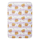 Sweet Candy Corn & Stars Halloween Patroon Badmat (Voorkant Verticaal)