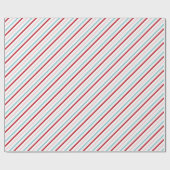 Sweet Candy Stripe Red Pink Blue Holiday/Bday  Cadeaupapier (Vlak)