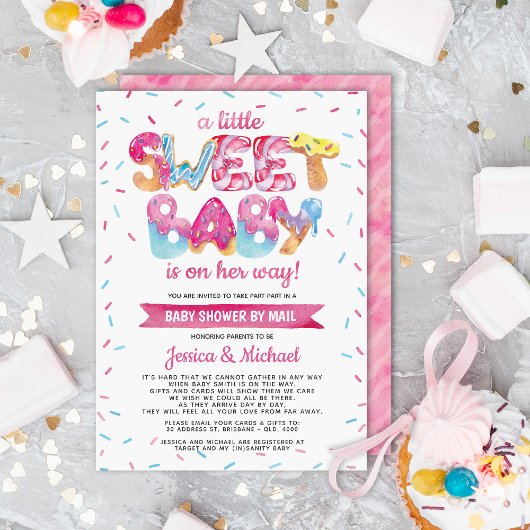 Sweet Candyland Sprinkles Baby shower by Mail Kaart