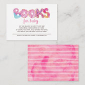 Sweet Candyland Sprinkles Boeken voor Baby Informatiekaartje (Voorkant / Achterkant)