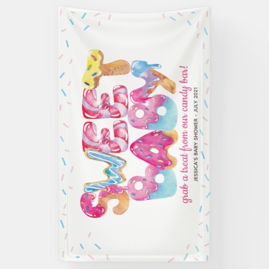 Sweet Candyland Sprinkles Spandoek (Verticaal)