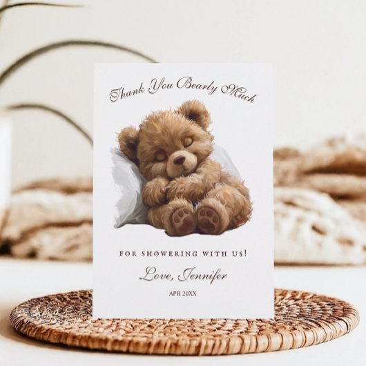 Sweet Caramel Rustic Beer Knuffel Bedankt