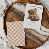 Sweet Caramel Rustic Beer Knuffel Bedankt