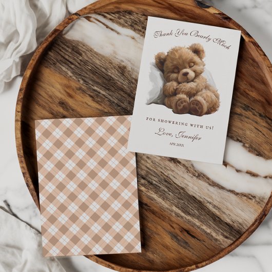 Sweet Caramel Rustic Beer Knuffel Bedankt