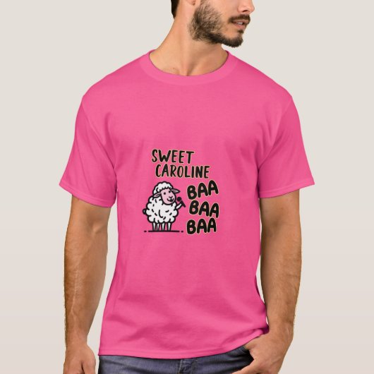 Sweet Caroline Baa Baa Baa T-shirt (Voorkant)