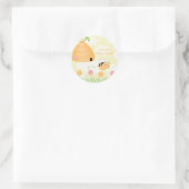 Sweet cartoon bumble bei baby shower sticker (Tas)