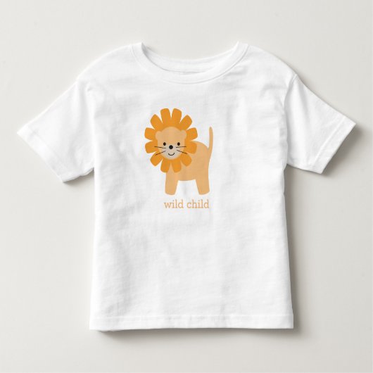 Sweet Cartoon Lion Kinder Shirts (Voorkant)