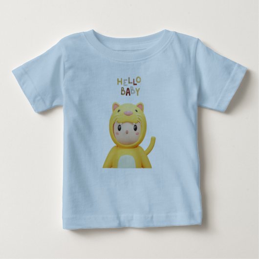 Sweet Cat: Baby T-shirt voor elke gelegenheid (Voorkant)