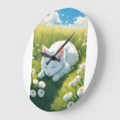 Sweet Cat Clocks Grote Klok (Hoek)