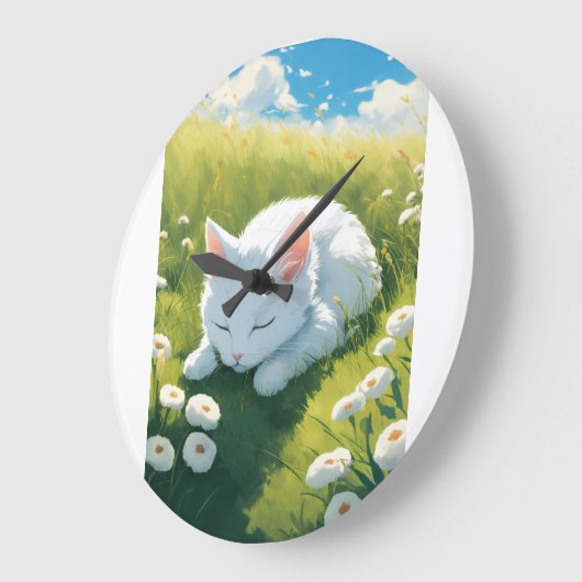 Sweet Cat Clocks Grote Klok (Hoek)