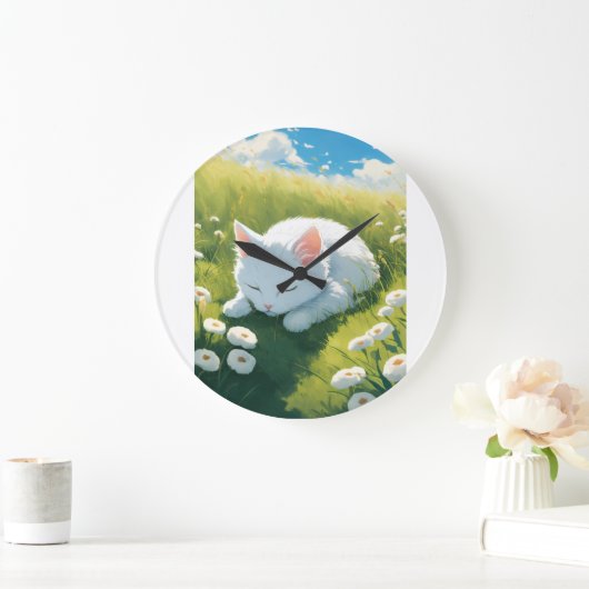 Sweet Cat Clocks Grote Klok (Huis)