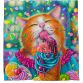 Sweet Cat Douchegordijn (Voorkant)