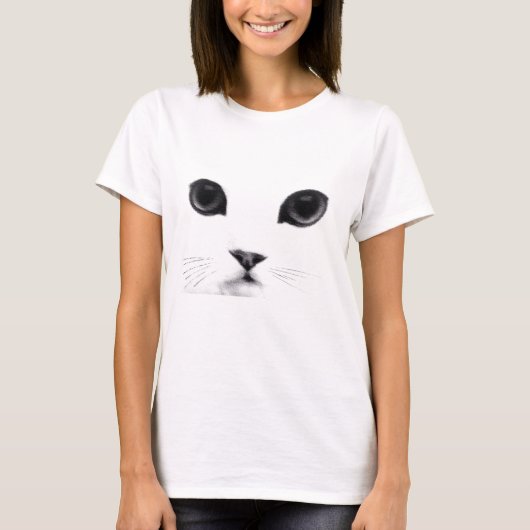 Sweet Cat Face T-shirt (Voorkant)