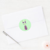 Sweet Cat Ronde Sticker (Envelop)