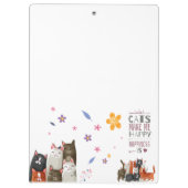 Sweet Cats personaliseren Klembord (Achterkant)