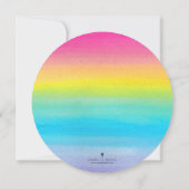 Sweet Celebration Birthday Party Invite Kaart (Achterkant)