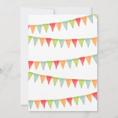 Sweet Celebration, Cake, Macaron Baby shower Kaart (Achterkant)