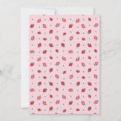 Sweet Celebration Cake Verjaardagsuitnodiging Kaart (Achterkant)