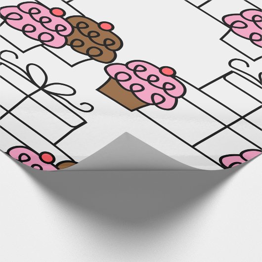 Sweet Celebration Cupcake en geschenkdoos Cadeaupapier