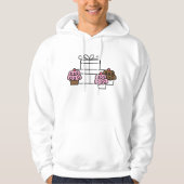 Sweet Celebration Cupcake en geschenkdoos Hoodie (Voorkant)