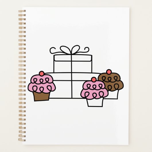 Sweet Celebration Cupcake en geschenkdoos Planner (Voorkant)